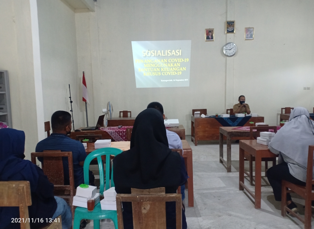 Sosialisasi Penanganan Covid-19 menggunakan BKK Danais Keistimewaan 